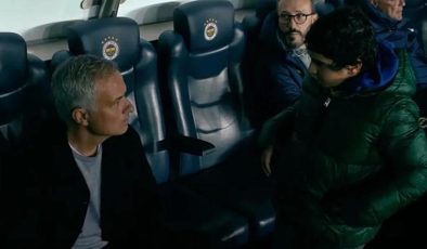 Jose Mourinho'dan 13 yaşındaki Fenerbahçe taraftarına jest