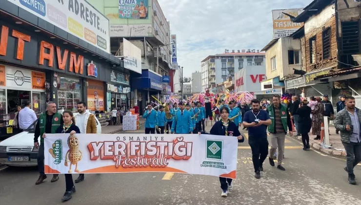 Osmaniye Yer Fıstığı Festivali Kortej Yürüyüşü ile Başladı